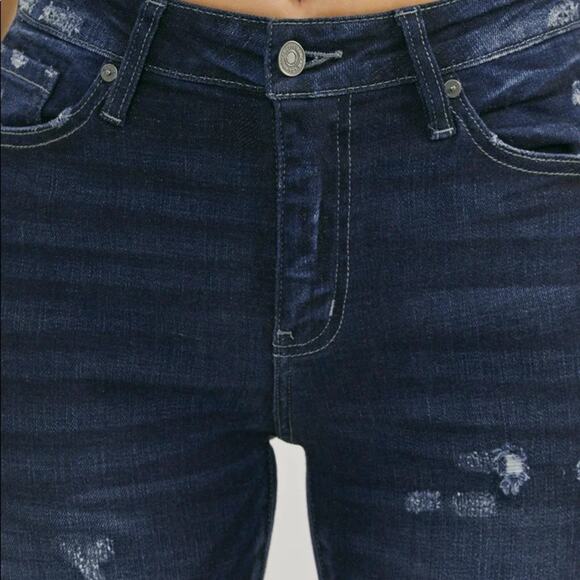 KanCan Hilarie High Rise Distressed Super Skinny Jeans - Picture 7 of 11